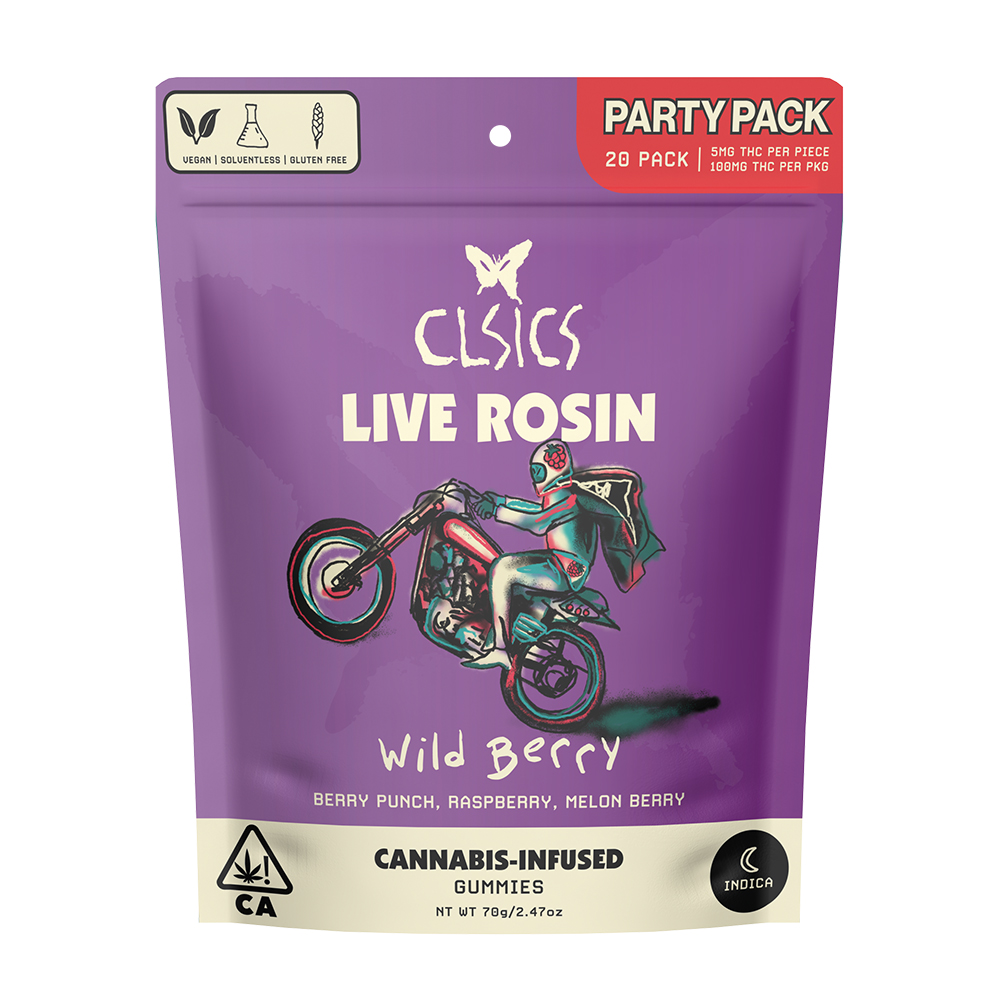 Buy CLSICS Wild Berry Party Pack [20pk] (100mg) - Cookies Mission ...