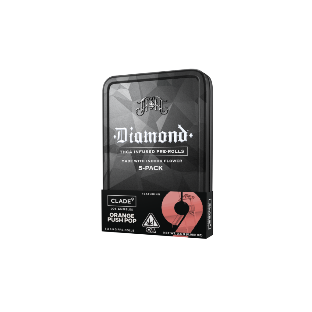 Buy Heavy Hitters Orange Push Pop Indica Diamond THCAInfused Pre